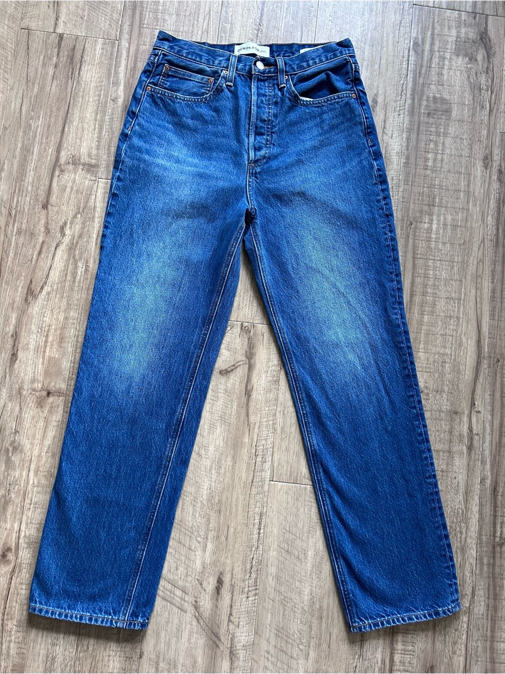 Denim Forum The Joni High Rise Loose 29L organic cotton casual neutral timeless